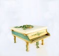 Piano Music Box Royalty Free Stock Photo