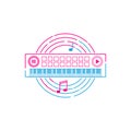 Piano Music Icon Vector illustration design Royalty Free Stock Photo