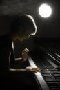 Piano musician pianist Royalty Free Stock Photo