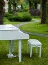 Piano in the Park Royalty Free Stock Photo