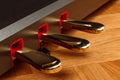 Piano pedals Royalty Free Stock Photo