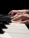 Piano player Royalty Free Stock Photo