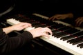 Piano player Royalty Free Stock Photo