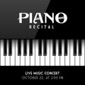 Piano recital Royalty Free Stock Photo