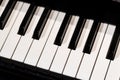 Piano`s b-w keyboard