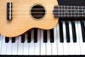 Piano and ukulele