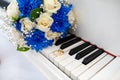 Piano wedding rings