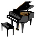 Piano1 Royalty Free Stock Photo