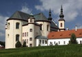 Piarist church in Litomysl Royalty Free Stock Photo