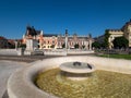 Piata Unirii and the statue of King Ferdinand, Oradea, Romania