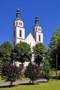 Piatnica, Poland - the Transfiguration parish church in the town center of Piatnica, Lomza region, in north-eastern Poland