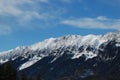 Piatra Craiului Mountain Range in winter Royalty Free Stock Photo