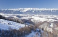 Piatra Craiului mountain, winter landscape Royalty Free Stock Photo