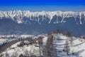 Piatra Craiului mountain in winter Royalty Free Stock Photo