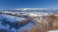 Piatra Craiului mountain in winter Royalty Free Stock Photo