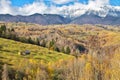 Piatra Craiului mountains view Royalty Free Stock Photo