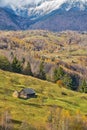 Piatra Craiului mountains view Royalty Free Stock Photo