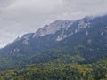 Piatra Craiului Mountains  - view from Panorama Piatra Craiului Royalty Free Stock Photo