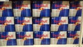Red Bull drink for sale in supermarket