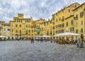 Piazza Anfiteatro, Lucca City, Italy