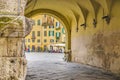 Piazza Anfiteatro, Lucca City, Italy