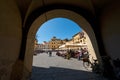 Piazza Anfiteatro in Lucca - Tuscany Italy Royalty Free Stock Photo