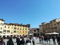 Piazza Anfiteatro, Lucca, Tuscany, Italy