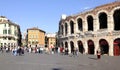 Piazza bra with the arena verona veneto italy europe