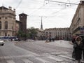 Piazza Castello square in Turin