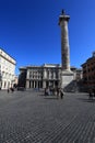 Piazza Colonna, Rome Royalty Free Stock Photo