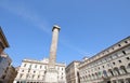 Piazza Colonna square Rome Italy Royalty Free Stock Photo