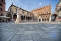 Piazza Dante in Verona Royalty Free Stock Photo