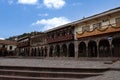 Plaza de Armas in Cusco, Peru. The square is the historic center of the city