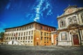 Piazza dei Cavalieri in Pisa in hdr Royalty Free Stock Photo