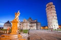 Piazza dei Miracoli with Leaning Tower of Pisa