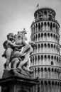 Piazza dei Miracoli - Torre di Pisa Royalty Free Stock Photo