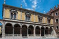 Piazza dei Signori and Loggia del Consiglio in Verona Royalty Free Stock Photo