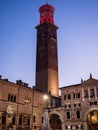 Piazza dei Signori, Verona, Italy, during the Christmas markets Royalty Free Stock Photo