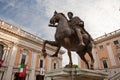 On piazza del Campidoglio