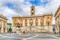 Piazza del Campidoglio on Capitoline Hill, Rome, Italy Royalty Free Stock Photo