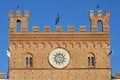 Piazza del Campo with Palazzo Pubblico, Siena, Ita Royalty Free Stock Photo