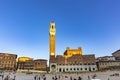 piazza del campo  in Siena, Tuscany, Italy Royalty Free Stock Photo