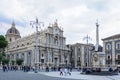 Piazza del Duomo - Catania Royalty Free Stock Photo