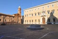 Piazza del Duomo square in Forli