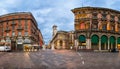 Piazza del Duomo and Via dei Mercanti in the Morning, Milan