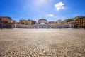 View of Piazza del Plebiscito, Naples,Italy Royalty Free Stock Photo