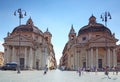 Piazza del Popolo Royalty Free Stock Photo