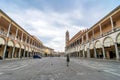 Piazza del Popolo in Faenza, Italy