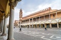 Piazza del Popolo in Faenza, Italy