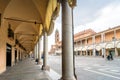 Piazza del Popolo in Faenza, Italy